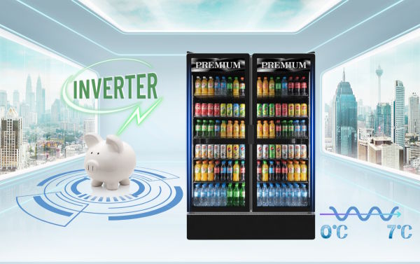 Tủ mát 2 cánh Inverter Sanden Premium SPB-1000P