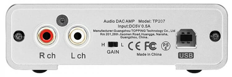 DAC Headphone Amp Topping DX1 hỗ trợ đầu ra jack 3.5, RCA, jack 6.35