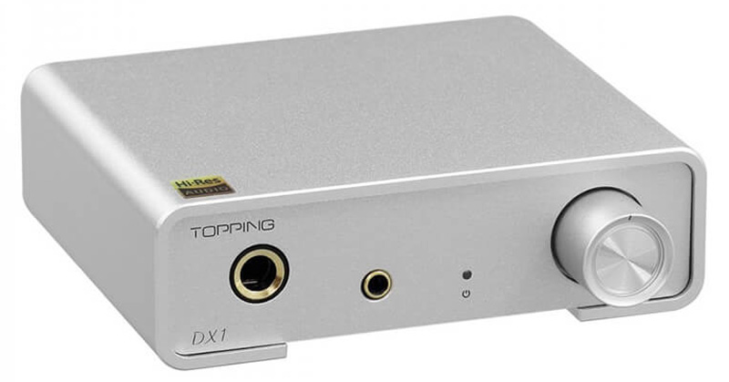 DAC Headphone Amp Topping DX1 màu bạc