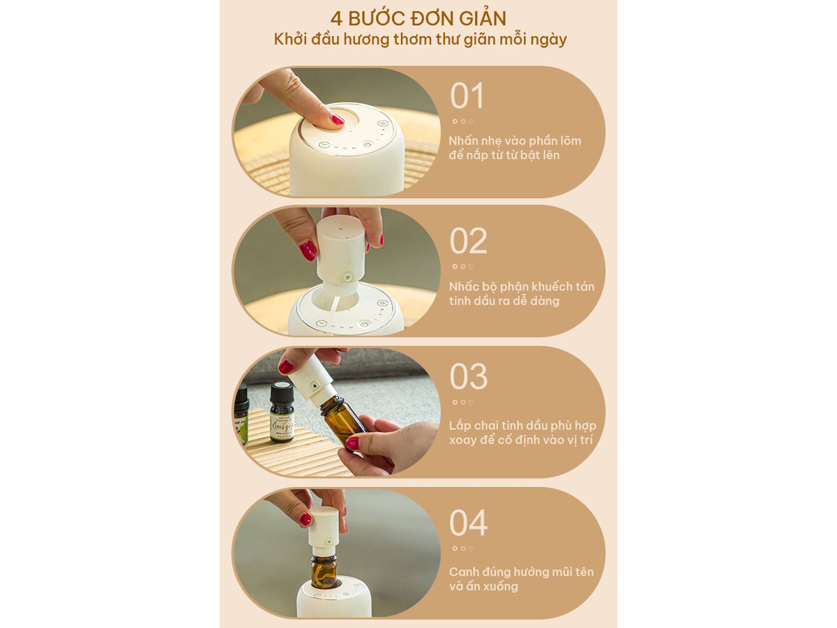 Máy khuếch tán tinh dầu thư giãn