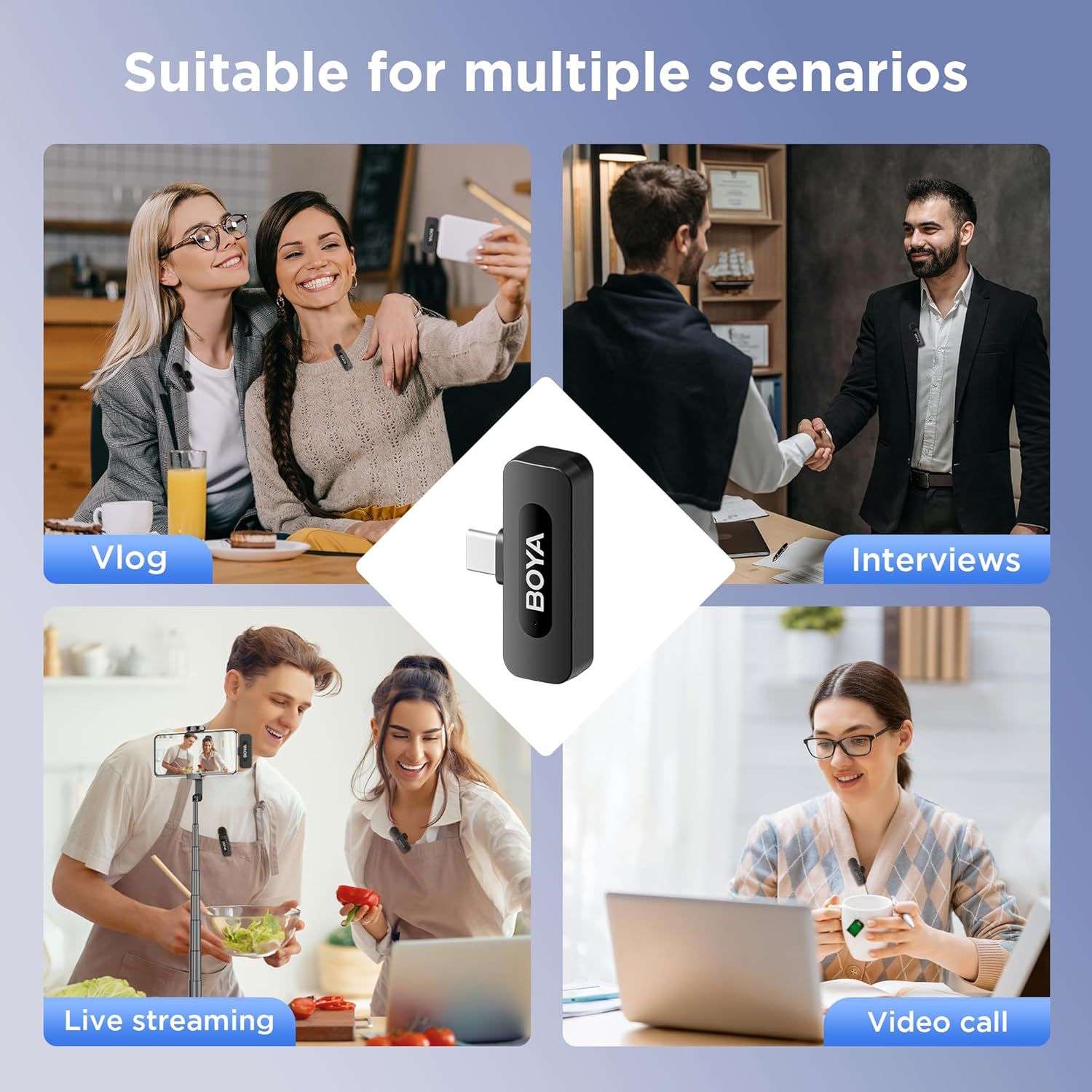 Microphone không dây Boya BY-V20