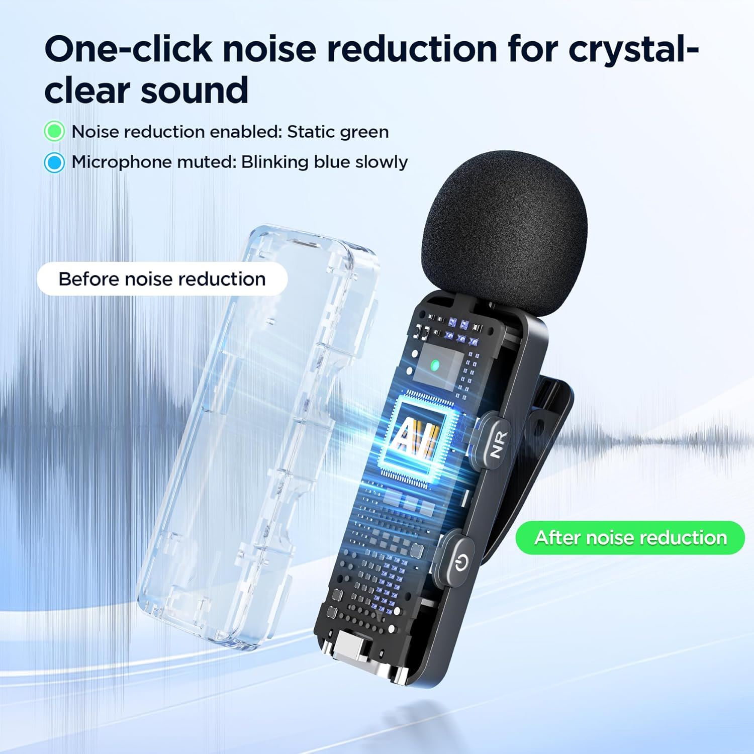 Microphone thu âm không dây Boya BY-V20