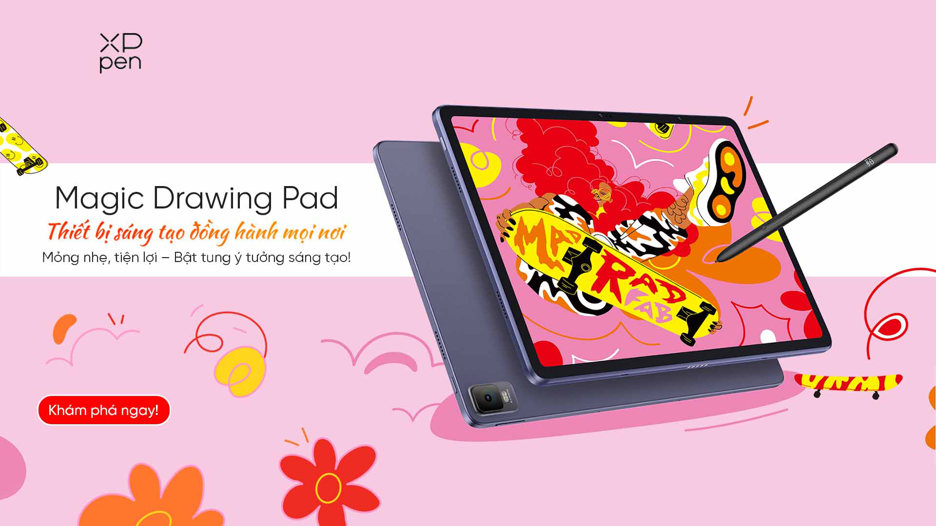 Bảng vẽ màn hình chuyên nghiệp XP-Pen Magic Drawing Pad Bảng vẽ màn hình chuyên nghiệp XP-Pen Magic Drawing Pad