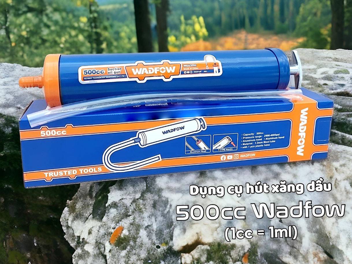 Dụng cụ hút xăng dầu 500cc Wadfow WGG3550 Dụng cụ hút xăng dầu 500cc Wadfow WGG3550