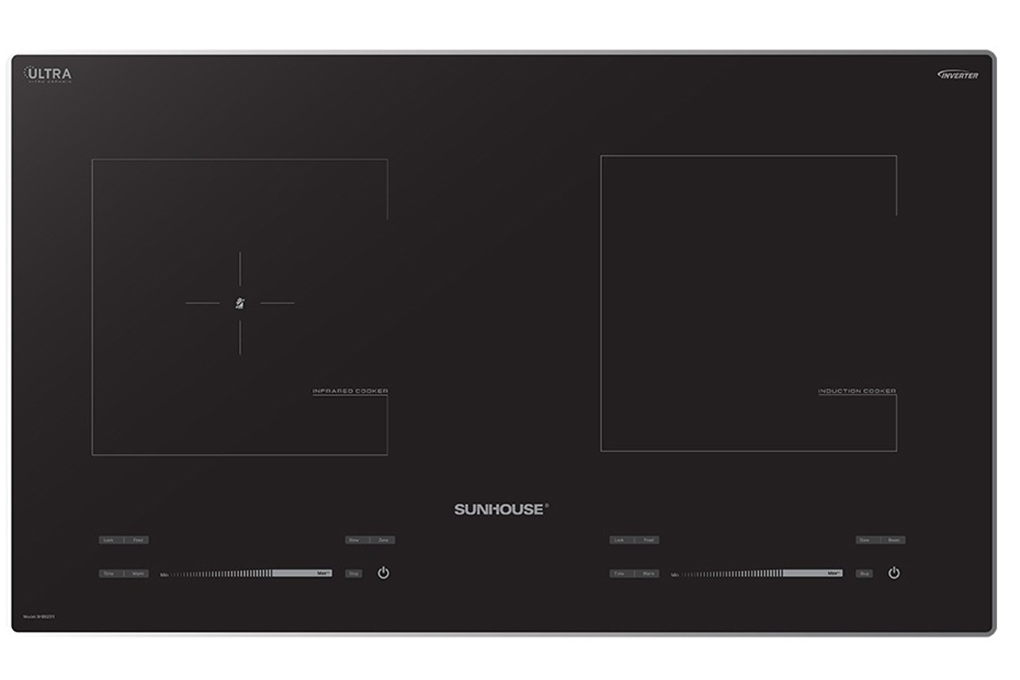 Bếp đôi điện từ hồng ngoại Sunhouse SHB82311
