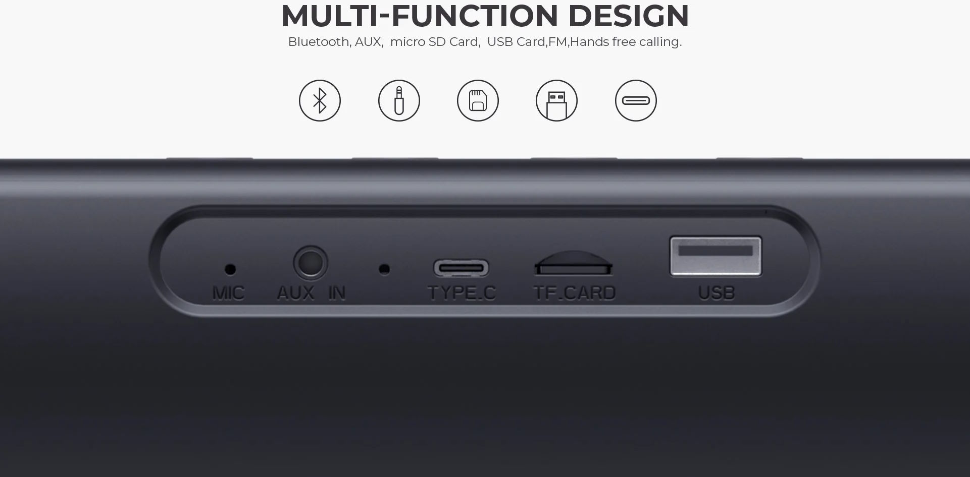 Kết nối đa dạng, tiện lợi Loa Havit SK854BT