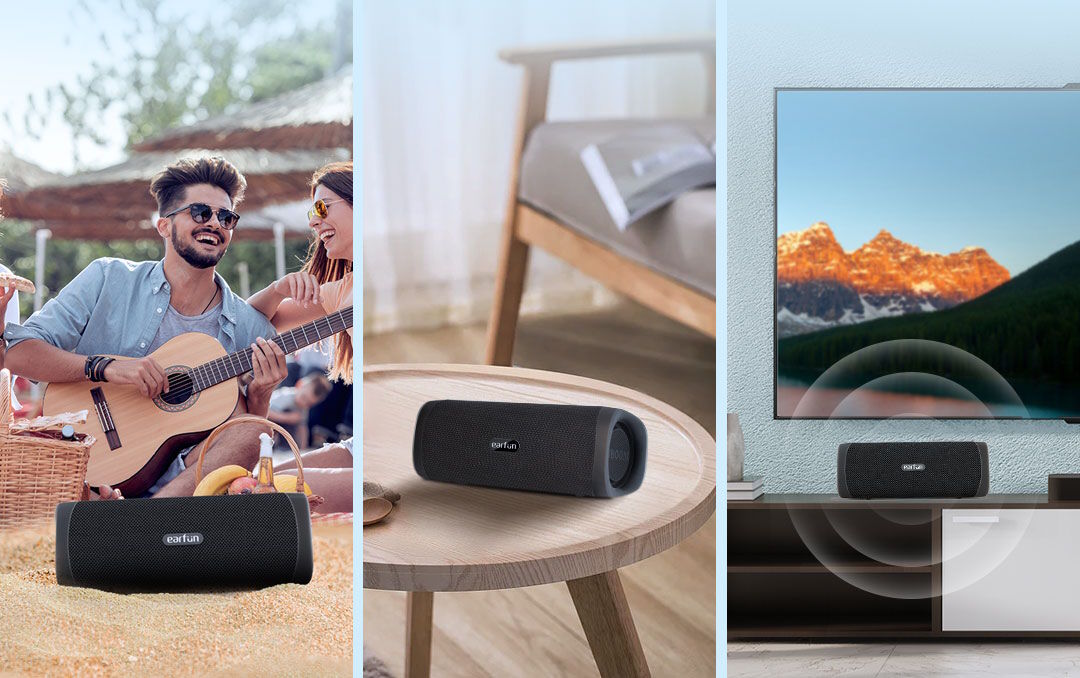 Tận hưởng âm nhạc mọi nơi Loa Bluetooth Earfun Uboom L