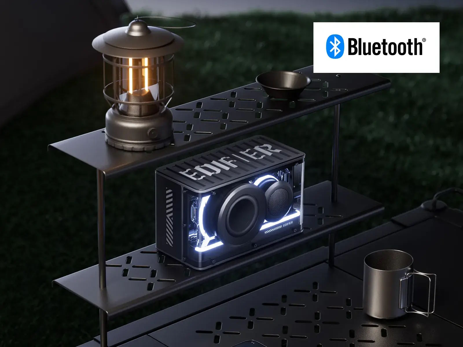 Kết nối Bluetooth 6.0 ổn định, ghép đôi stereo và Multi-point Loa máy tính Edifier QD25