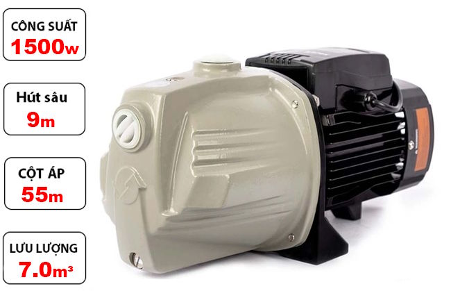 Máy bơm bán chân không đầu lợn Shirai JLm 159-1500S Máy bơm bán chân không đầu lợn Shirai JLm 159-1500S