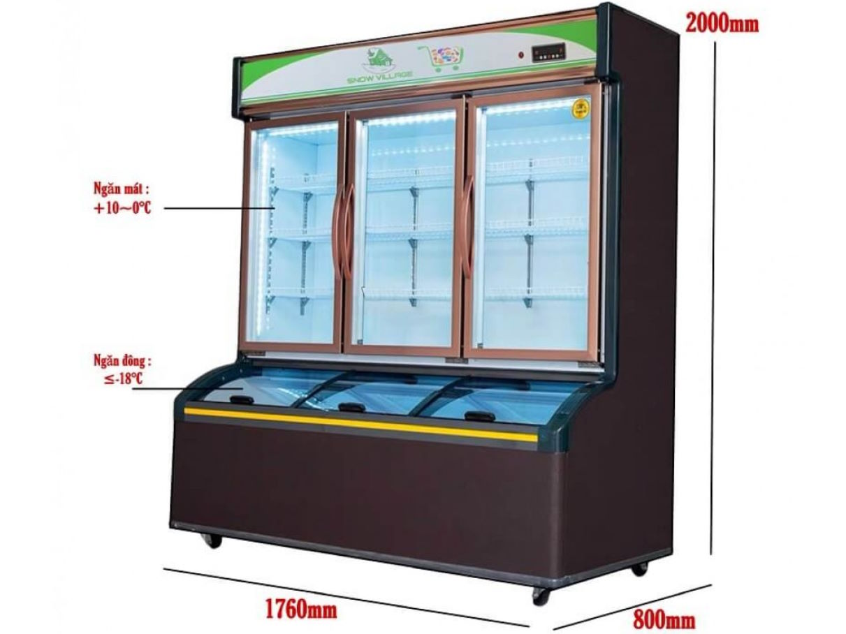 Tủ mát Snow Village LCD-1756