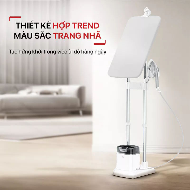Thiết kế hiện đại, trang nhã Bàn là hơi nước đứng Tefal