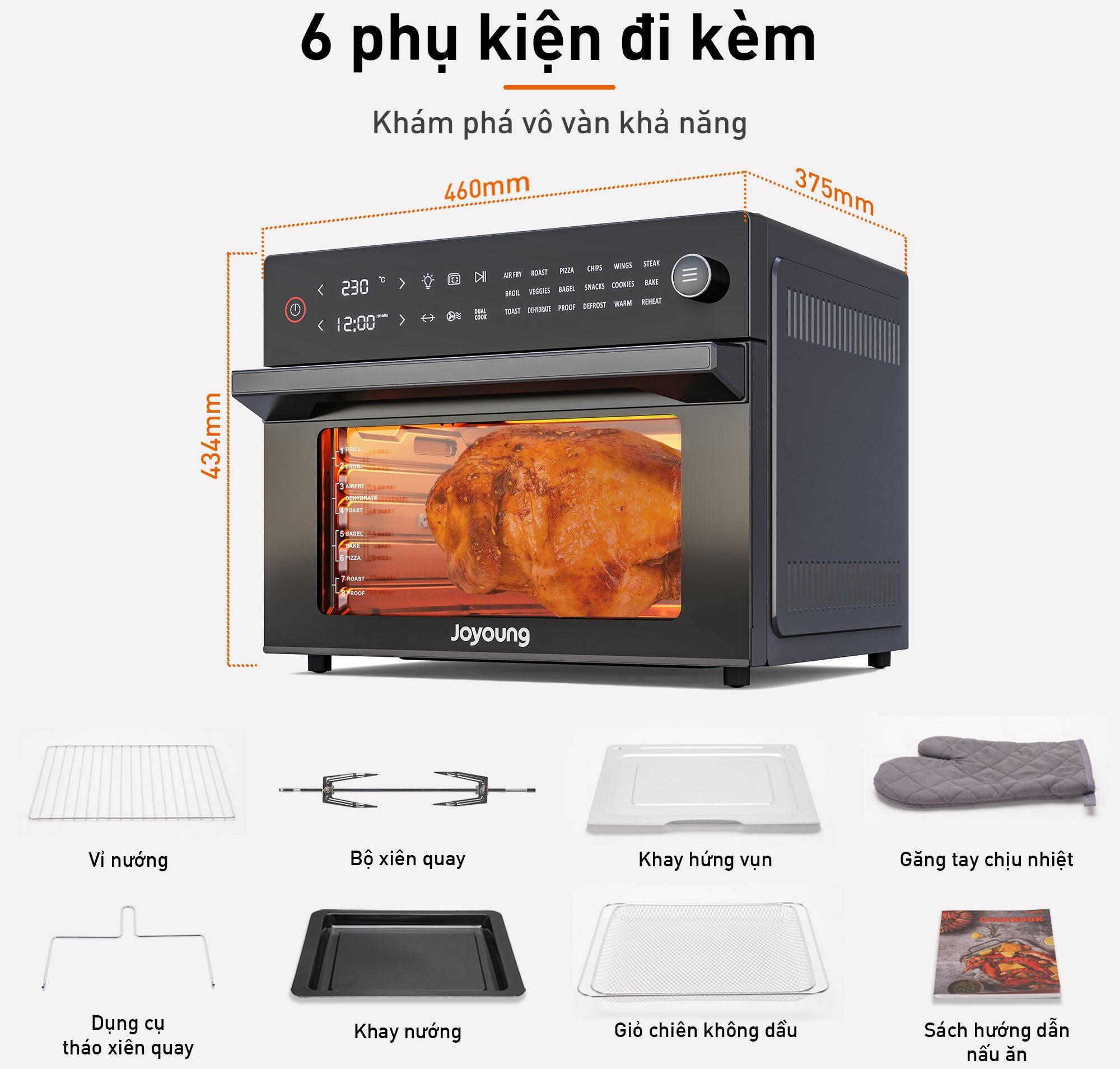 Lò chiên không dầu Joyoung