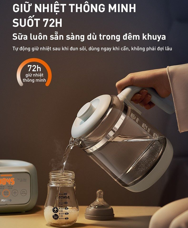 Máy đun nước pha sữa thông minh Joyoung JBM-530