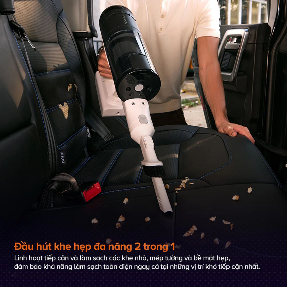 Máy hút bụi dùng pin có đầu hút khe Máy hút bụi dùng pin