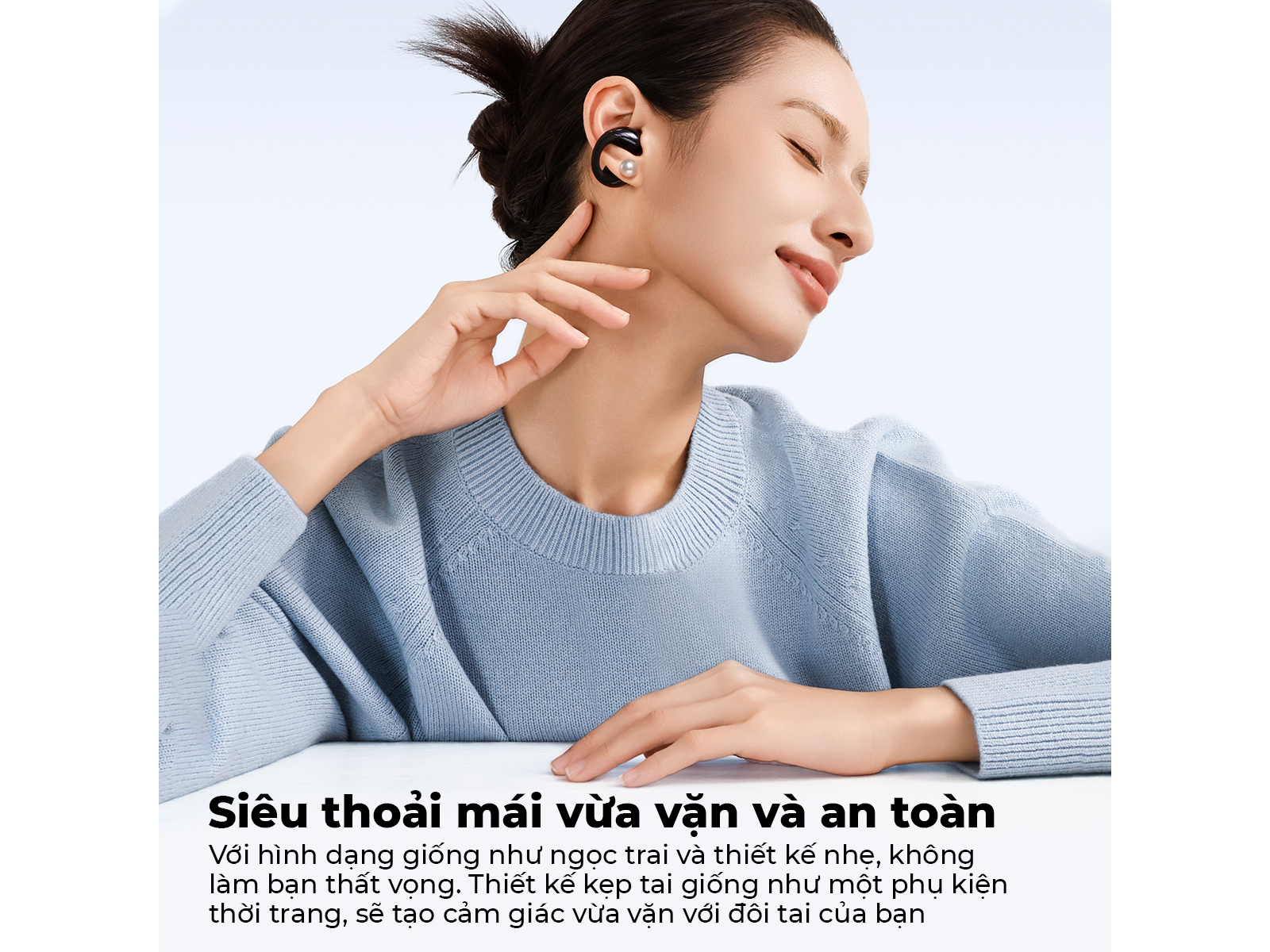 Tai nghe đeo cực kỳ thoải mái Tai nghe
