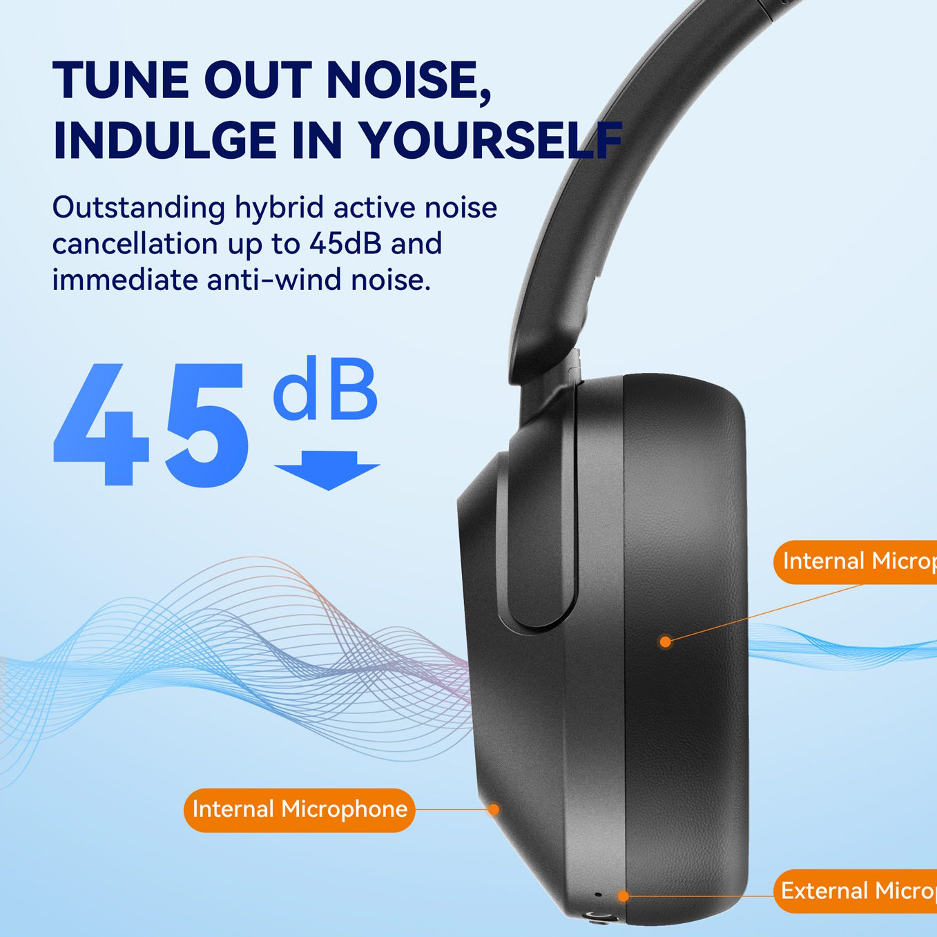 Tai nghe Bluetooth chụp tai Earfun Wave Pro