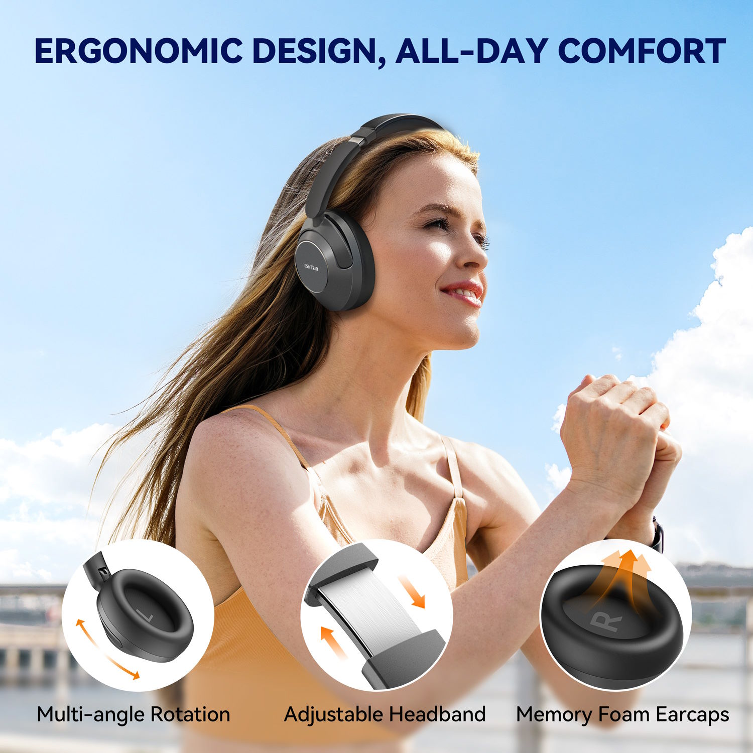 Tai nghe Bluetooth chụp tai Earfun