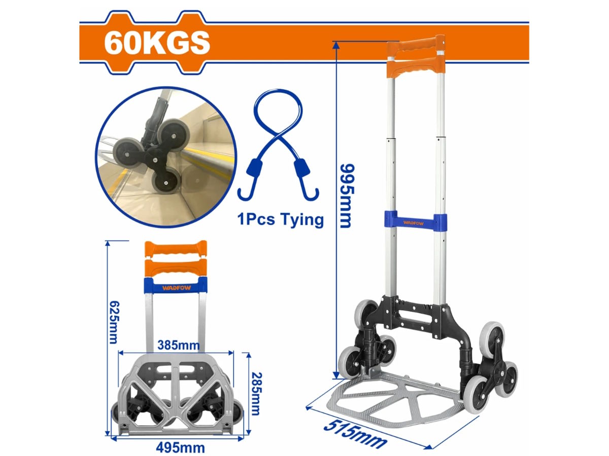 Xe kéo hàng leo cầu thang Wadfow WWB6A06