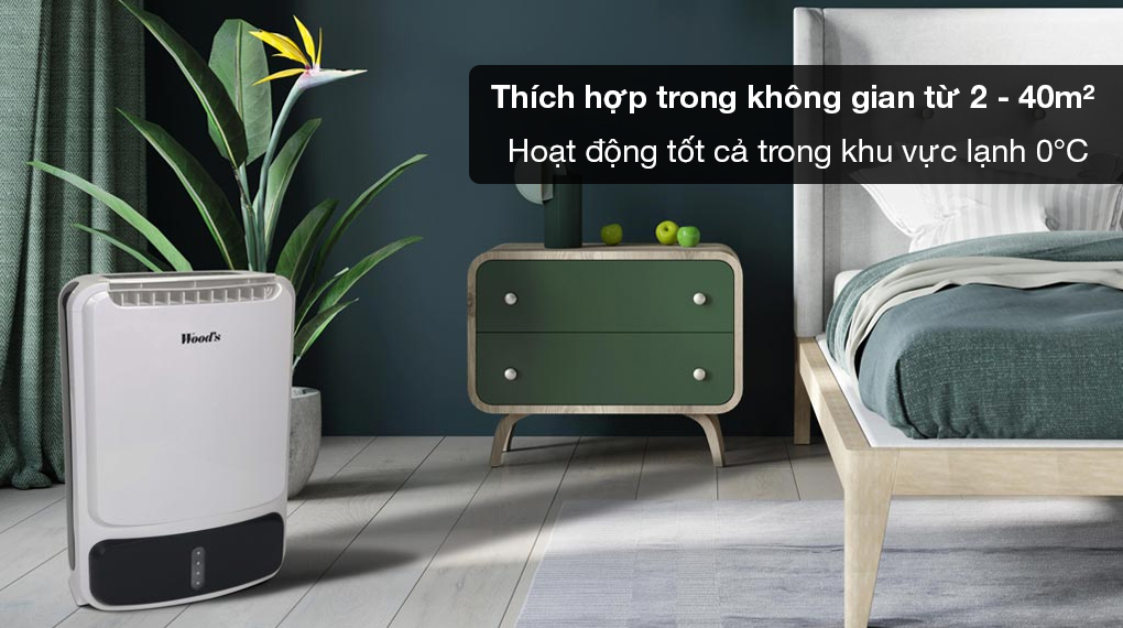 WDD80 dùng cho diện tích 40m2 WDD80
