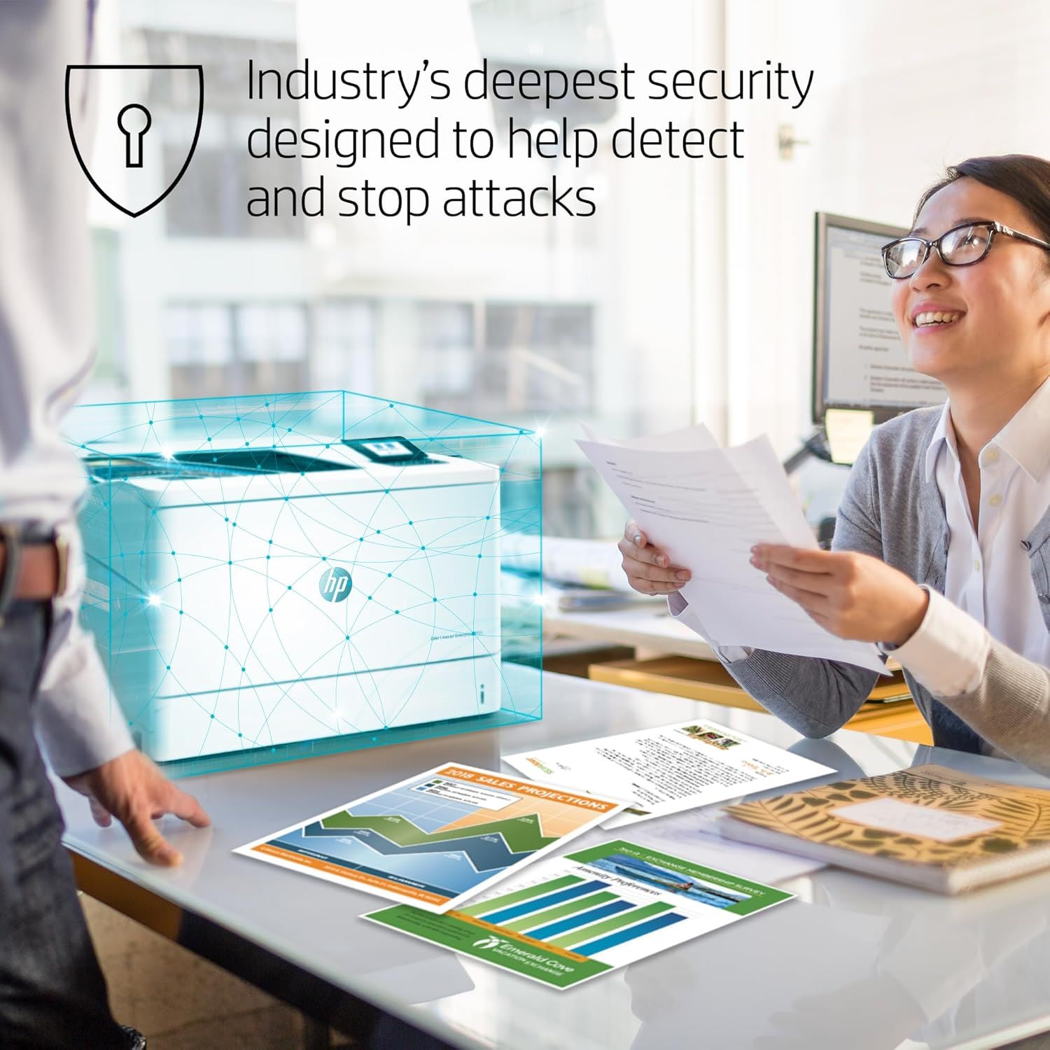 Bảo mật và an toàn cao HP M751DN