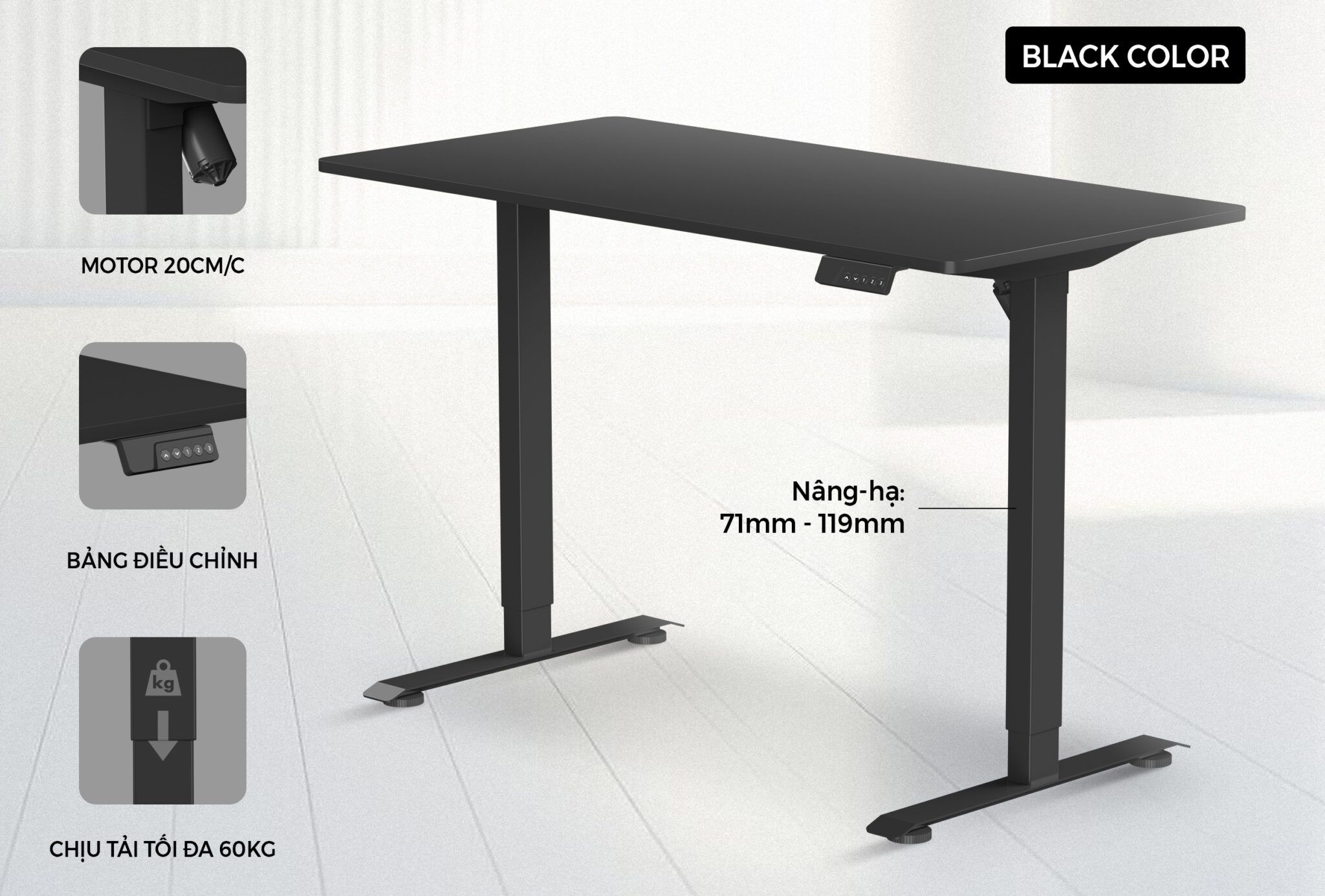 Bàn nâng hạ Warrior - Paladin Series - WGT602