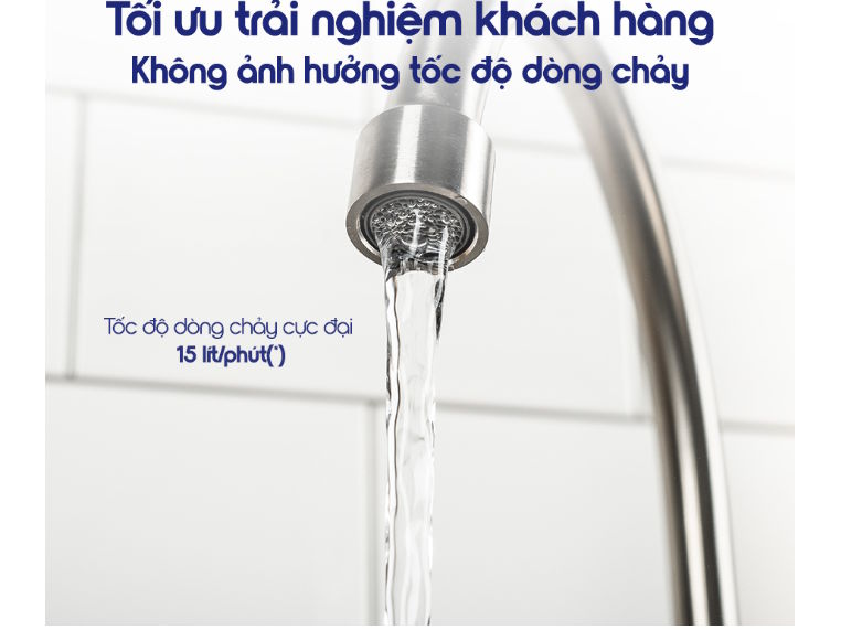 UX5010 cho tốc độ dòng chảy cực đại 15 lít/phút UX5010