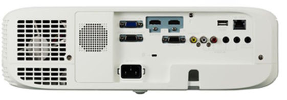 Panasonic PT-VZ580 cóc cổng kết nối ở mặt sau Panasonic PT-VZ580