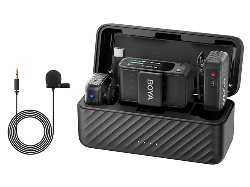 Micro không dây Boyami 2-01 - Màu đen