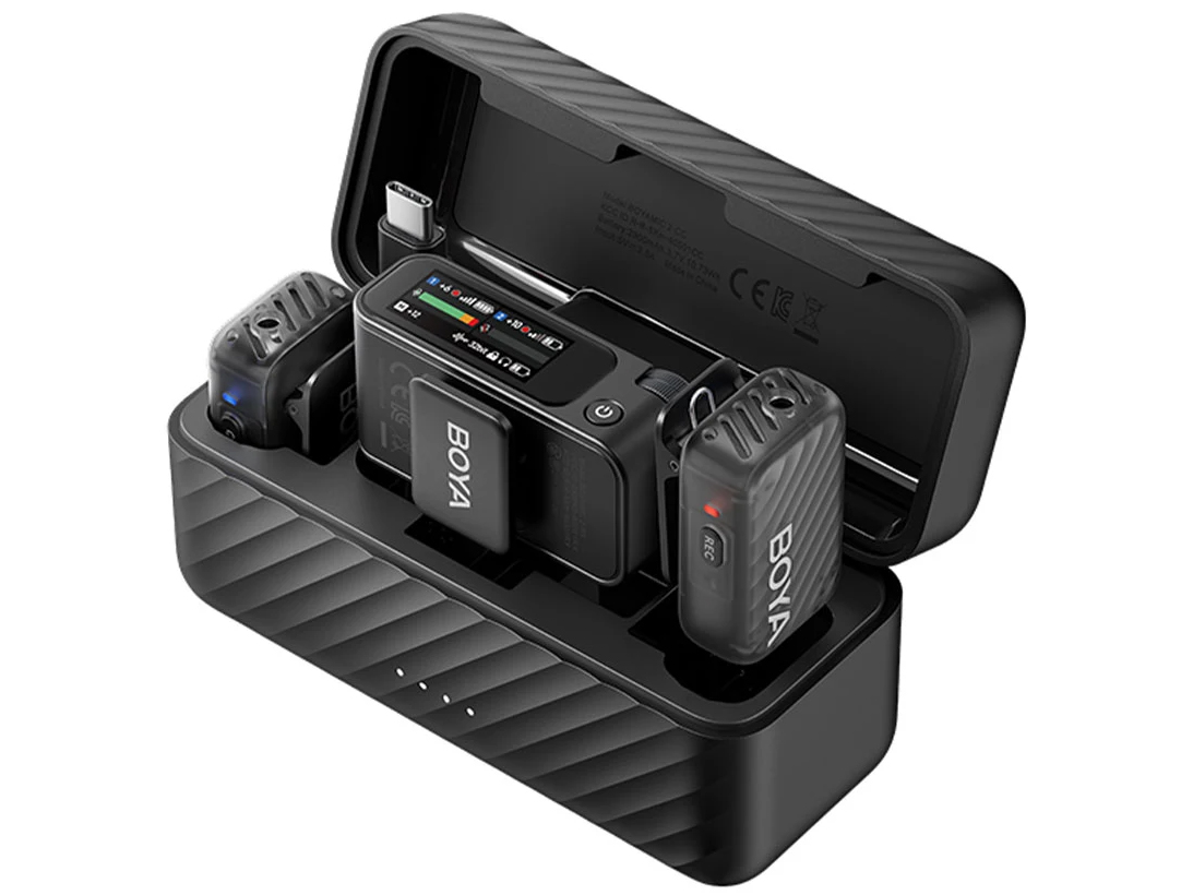 Micro không dây Boyami dùng livestream, quay vlog Micro không dây Boyami