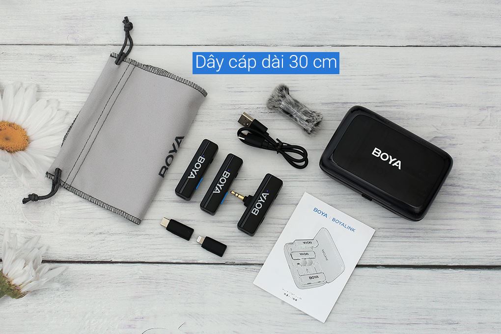 Micro thu âm không dây Boya Link Micro thu âm không dây Boya Link