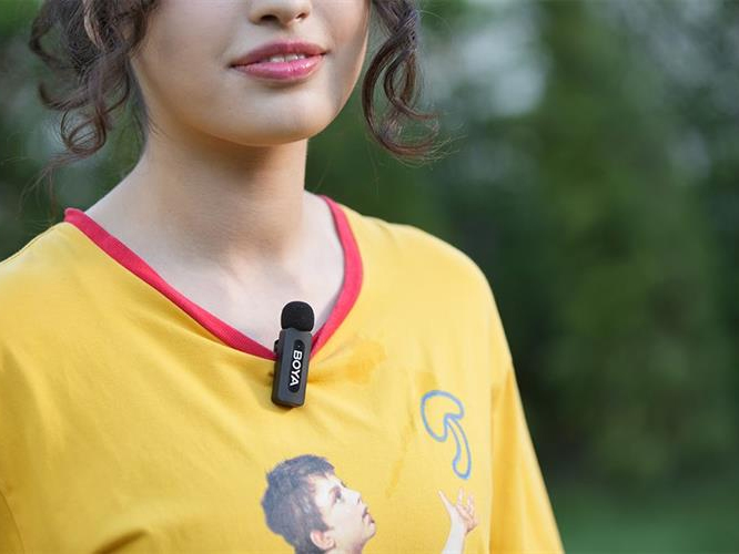 Microphone thu âm không dây cho âm thanh rõ ràng Microphone thu âm không dây