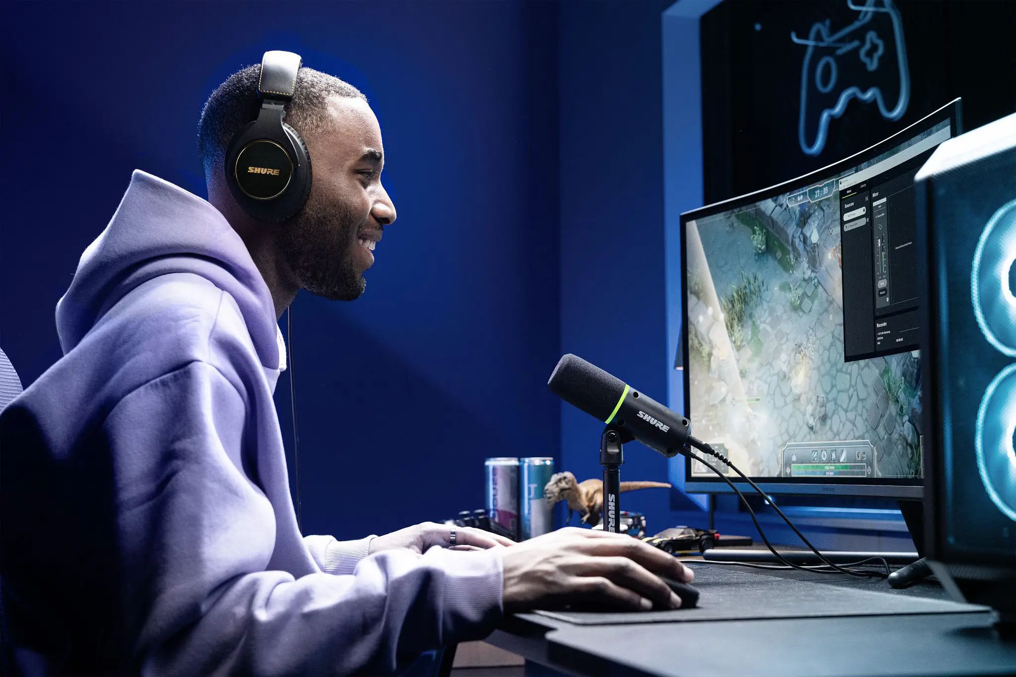 Thiết kế cổ điển, tiện dụng Microphone thu âm Shure MV6