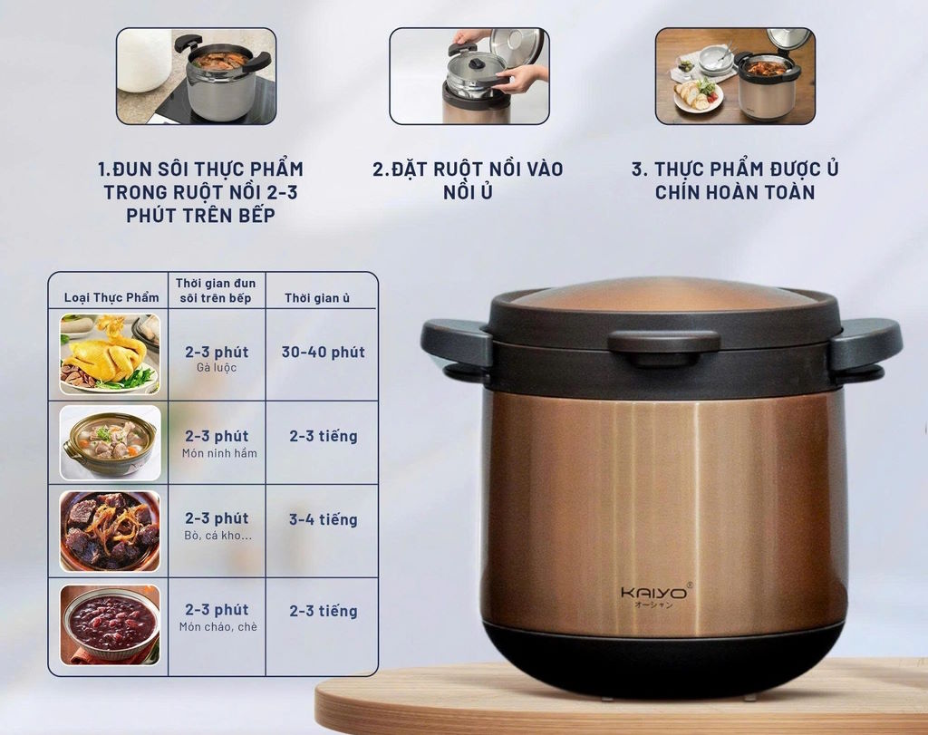 Tiết kiệm thời gian – An toàn tuyệt đối khi sử dụng Kitchen Mate Kaiyo 4,5L