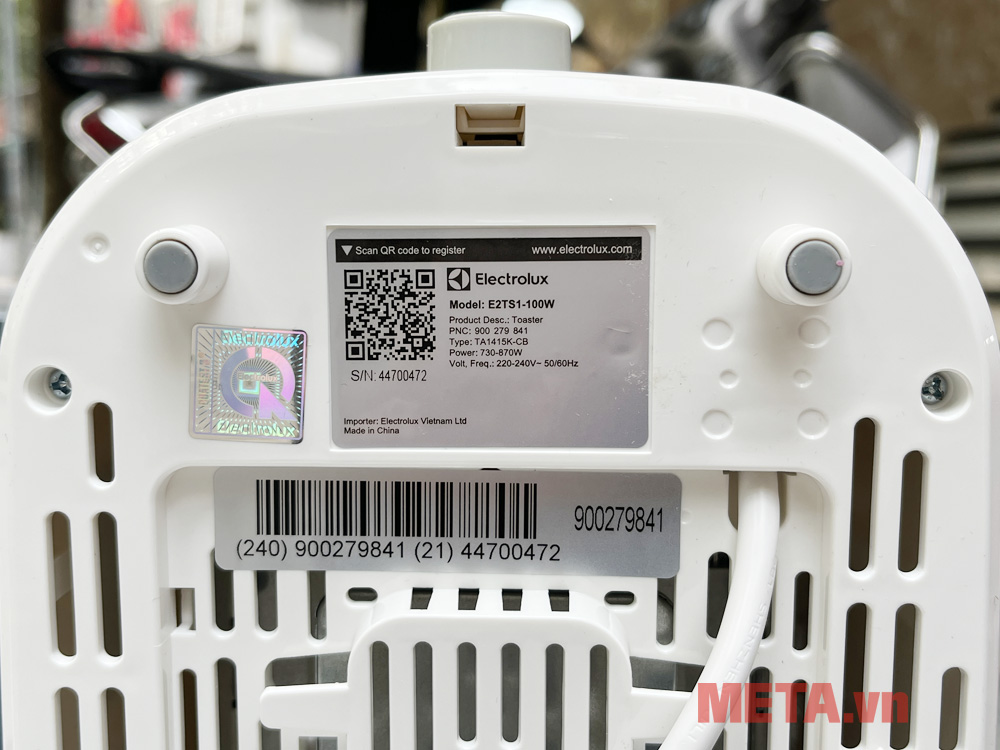 Máy nướng bánh mì Electrolux E2TS1-100W