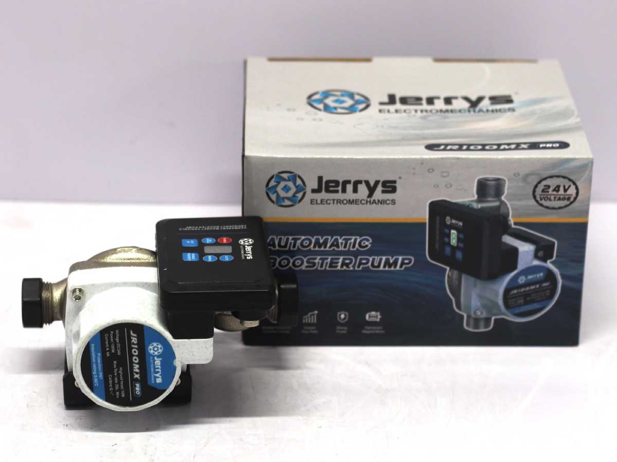 Máy bơm nước tăng áp Jerrys JR100MX PRO Máy bơm nước tăng áp Jerrys JR100MX PRO