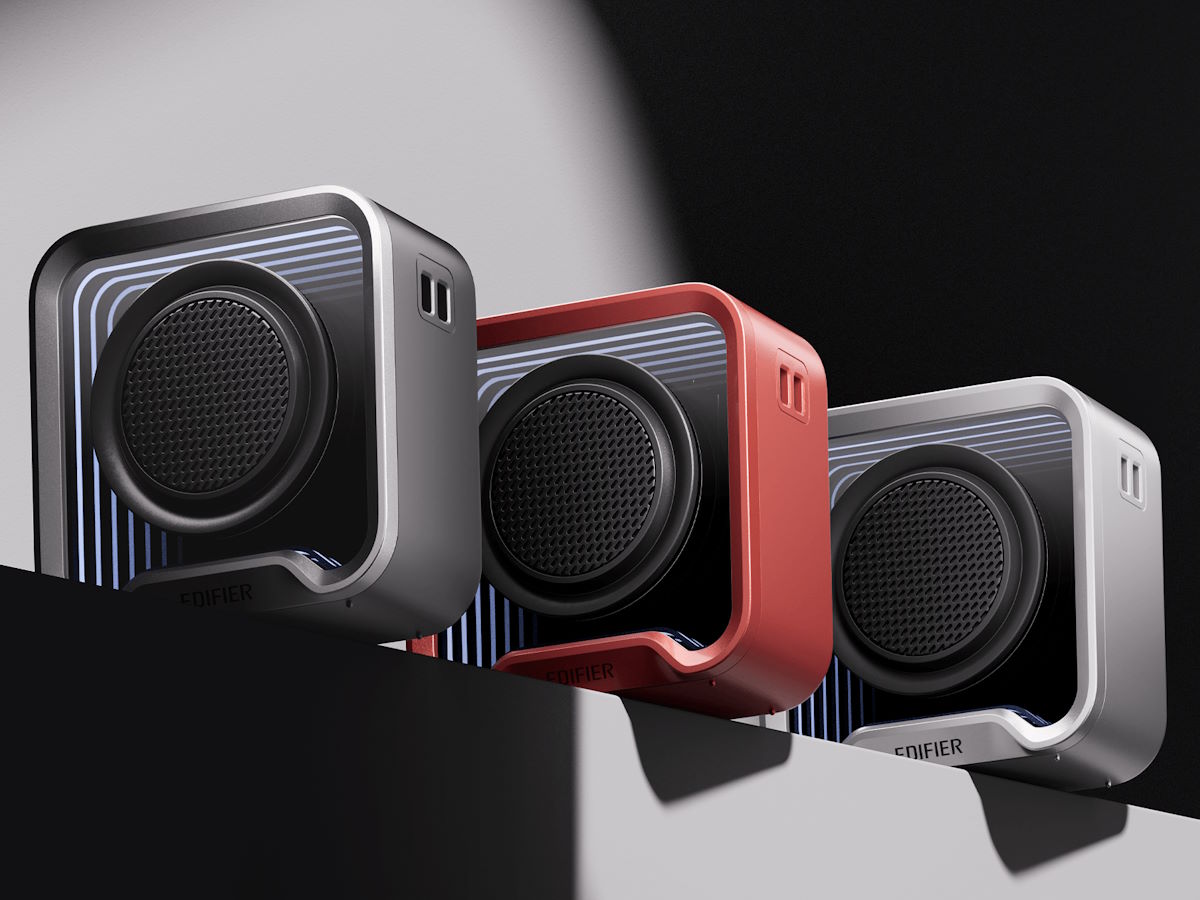 Thiết kế nhỏ gọn, hiện đại và bền bỉ Loa Bluetooth mini siêu trầm Edifier QS20