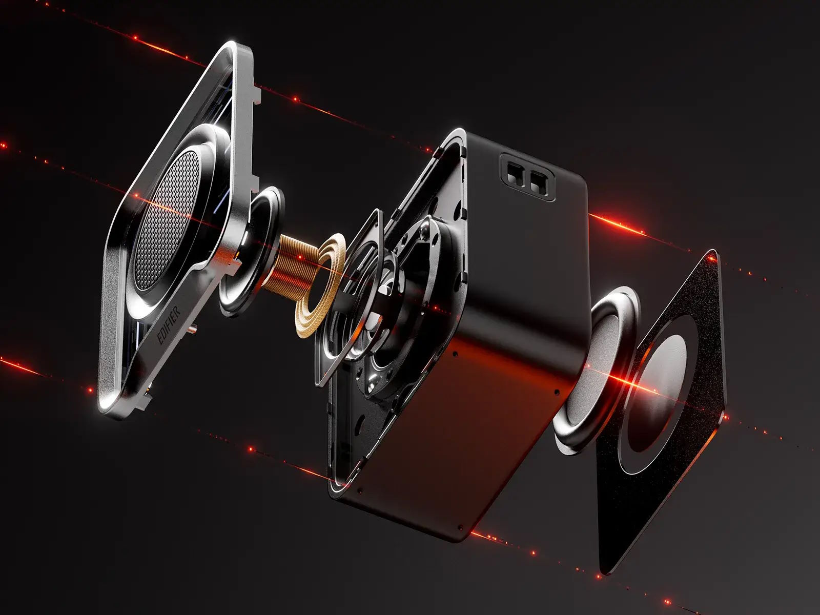 Âm thanh mạnh mẽ với bộ khuếch đại Class-D Loa Bluetooth mini Edifier QS20