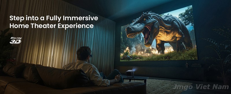 JMGO N1 hỗ trợ trình chiếu phim Full 3D Blu-ray JMGO N1
