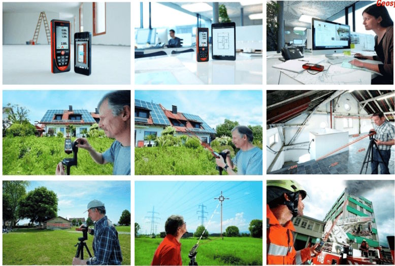 Máy đo khoảng cách laser dùng cho công trình Máy đo khoảng cách laser tia đỏ