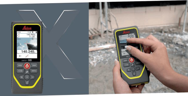 Leica DISTO X6 có màn hình 2.8 inch Leica DISTO X6