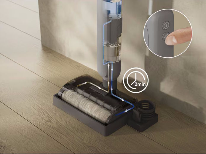 Máy hút bụi tự động giặt giẻ lau Máy hút bụi