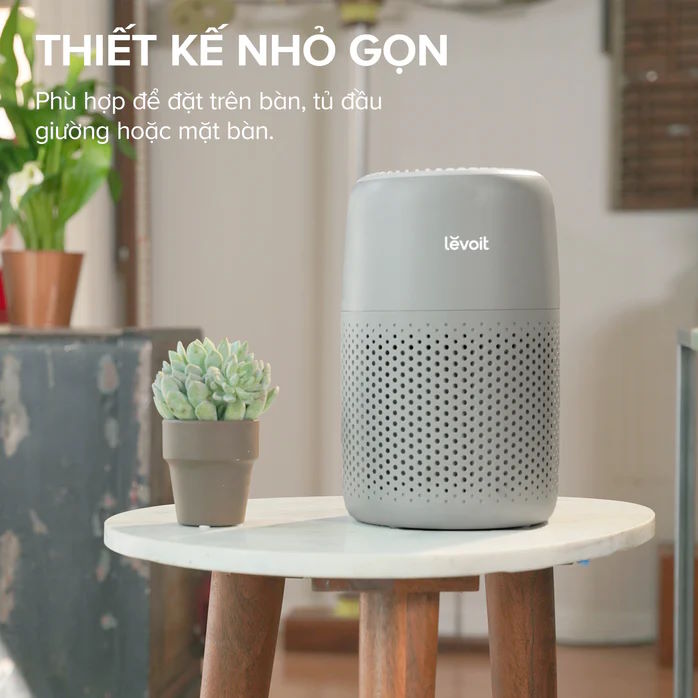 Thiết kế nhỏ gọn, tinh tế – hòa hợp mọi không gian Máy lọc không khí Levoit Core Mini Pro (LAP-C161-AEUR)