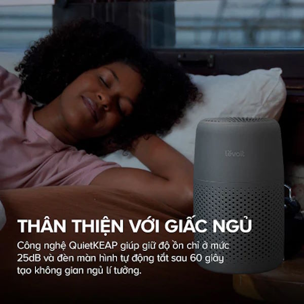 QuietKEAP – Công nghệ giảm tiếng ồn tối ưu Máy lọc Levoit Core Mini Pro (LAP-C161-AEUR)