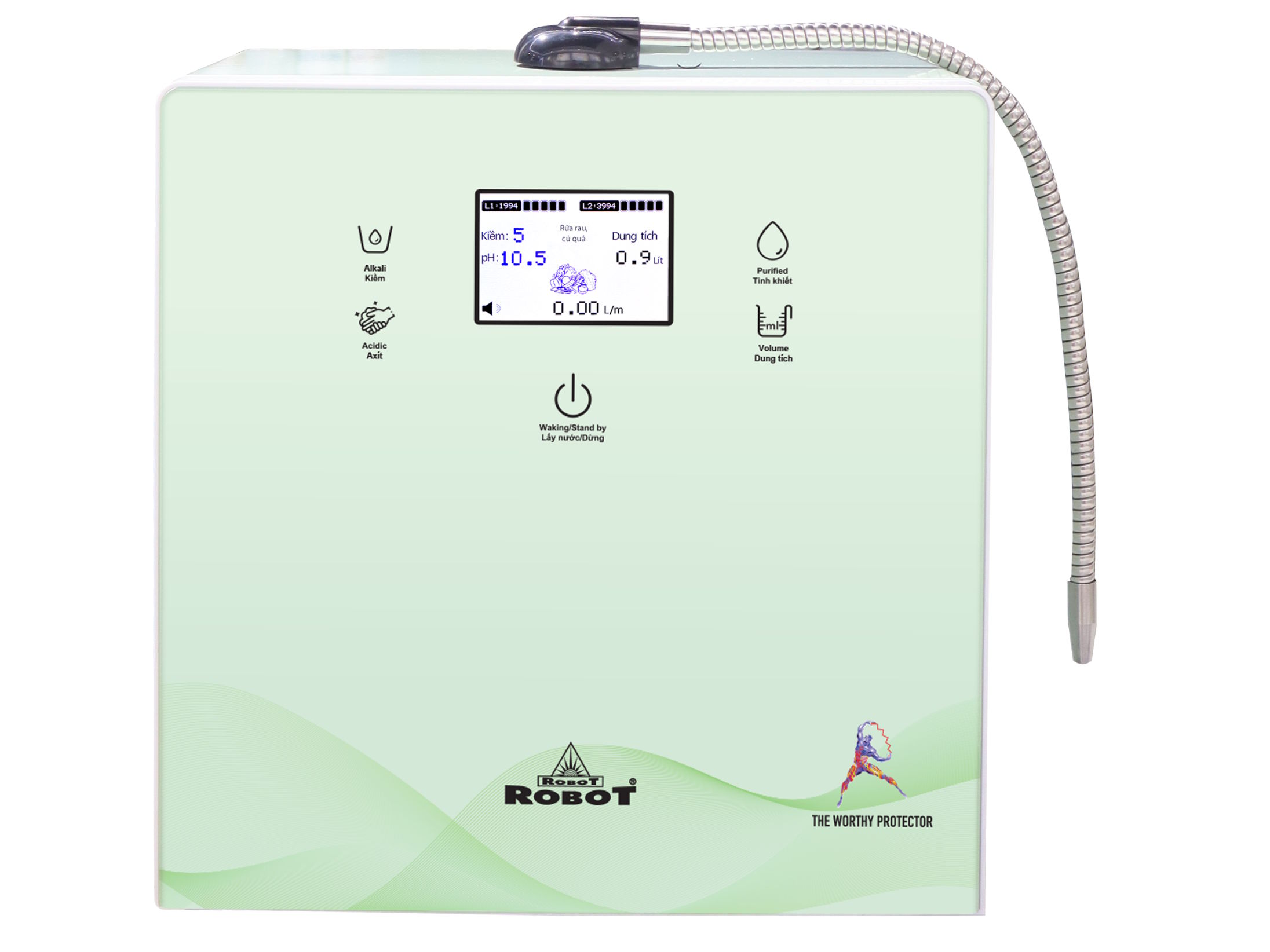 Máy lọc nước điện giải ion kiềm Robot ionPrince 59