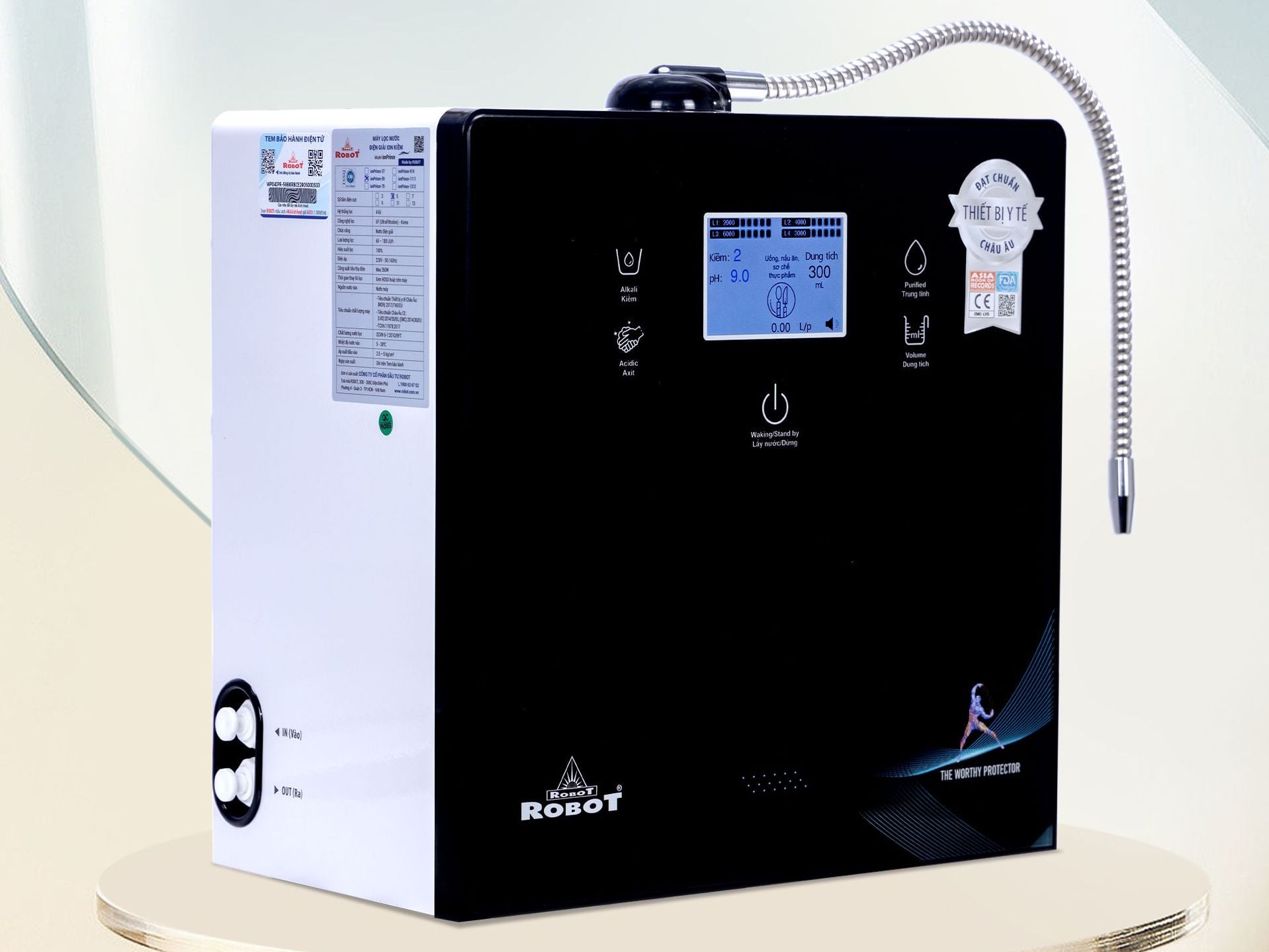 Máy lọc nước điện giải ion kiềm Robot ionPrince 910