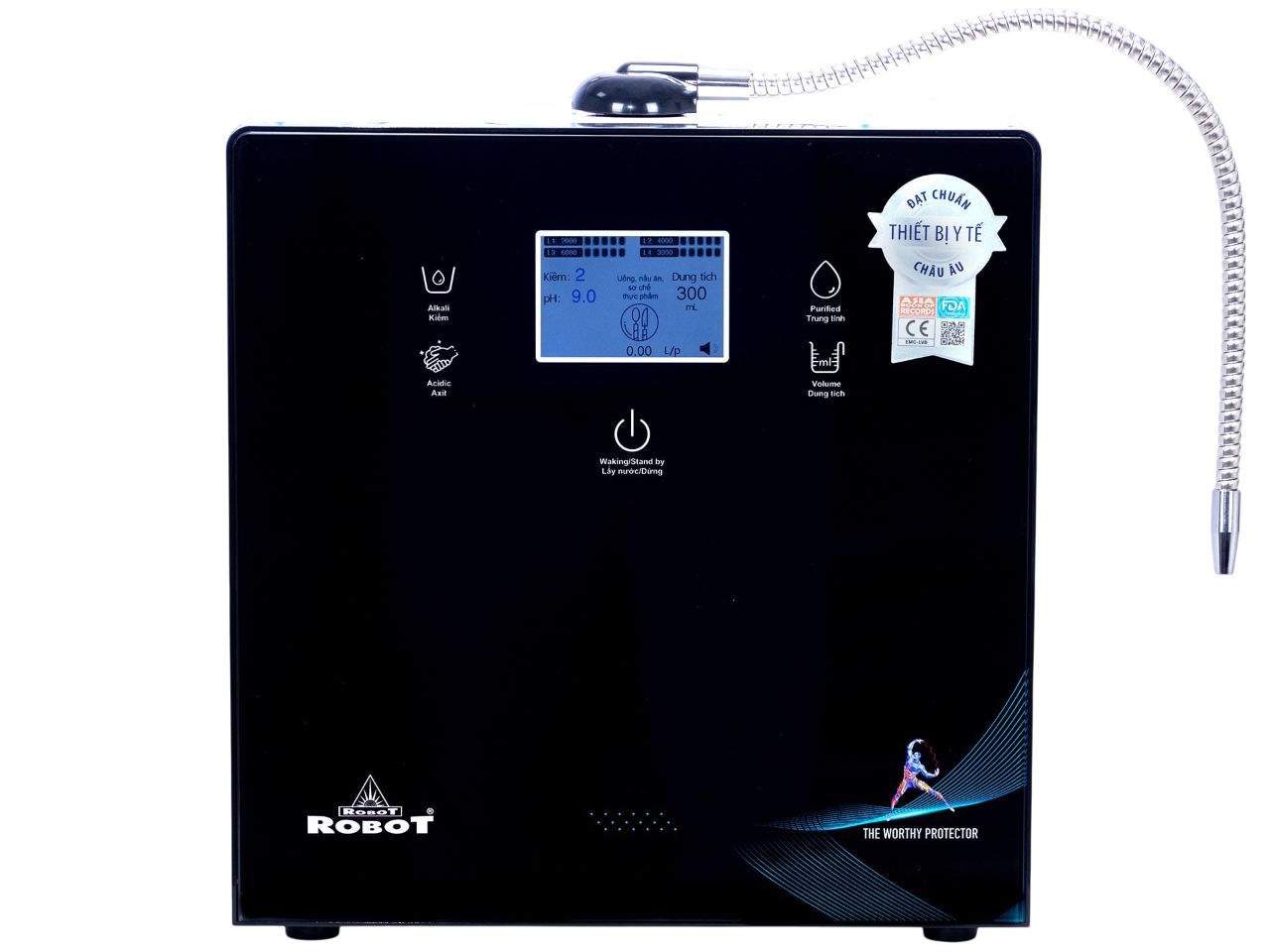 Máy lọc nước điện giải ion kiềm Robot ionPrince 910