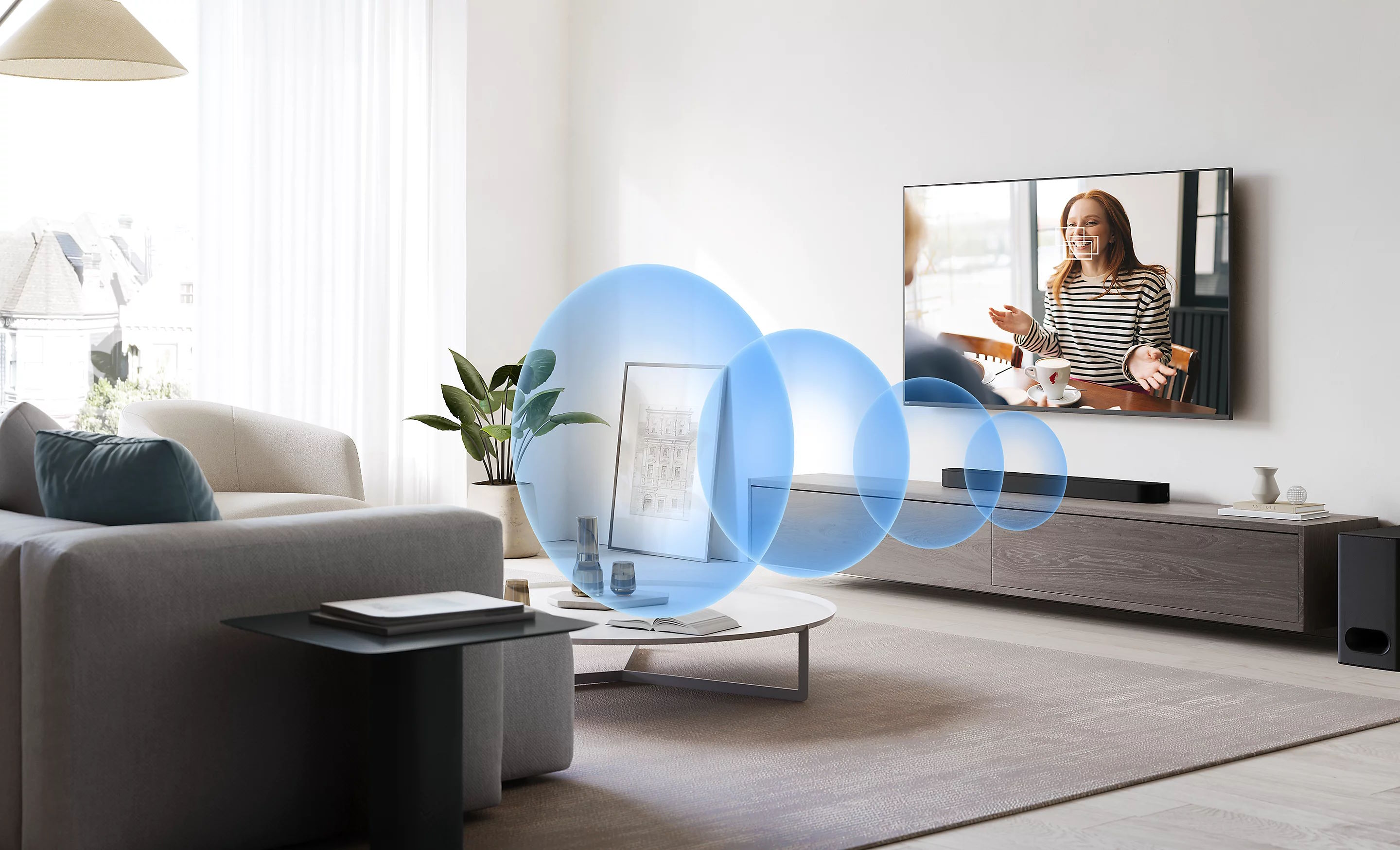 S-Force PRO Front Surround & Vertical Surround Engine – Tái tạo không gian vòm chân thực Bộ loa Sony Bravia Theatre Bar 6 HT-B600