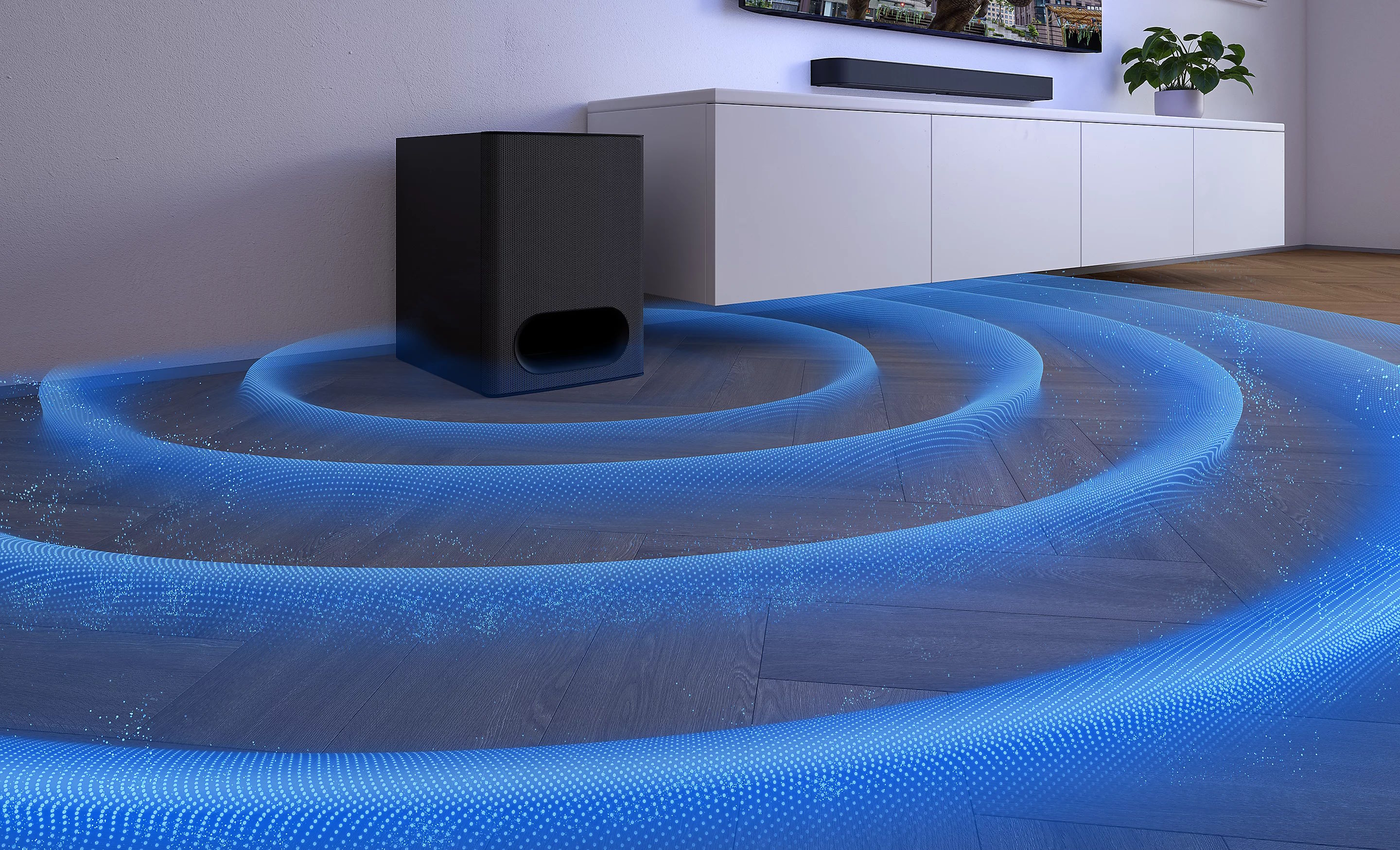 Âm thanh vòm sống động với Vertical Surround Engine & S-Force PRO Bộ loa Sony BRAVIA Theatre System 6 HT-S60