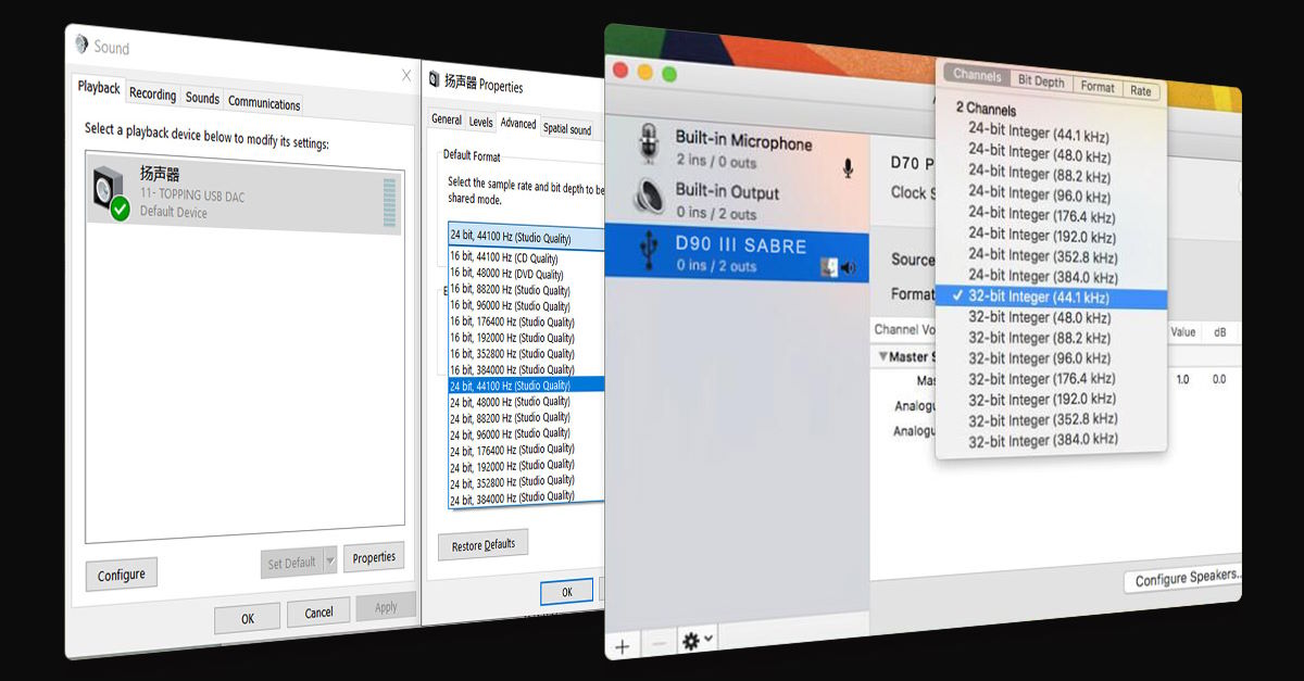 Plug & Play – Tương thích đa nền tảng Topping D90 III SABRE