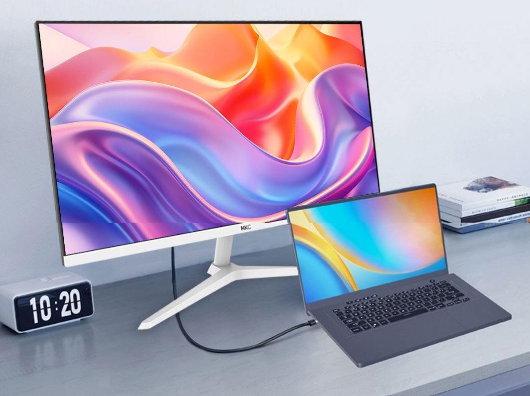 Kết nối linh hoạt với HDMI và VGA HKC MB27V7-W